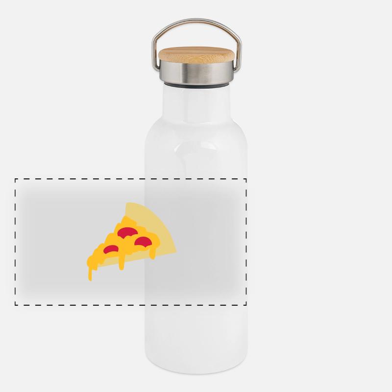 Pizza Gourde isotherme avec bouchon en bambou