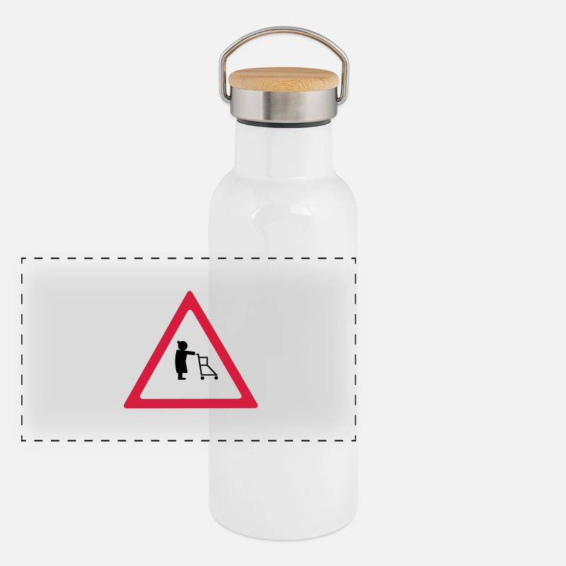 attention pensioners Panoramic Thermal Bottle with Bamboo Lid