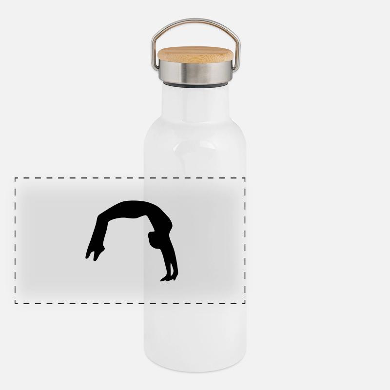 Flick Flack Panorama Thermosflasche mit Bambusdeckel