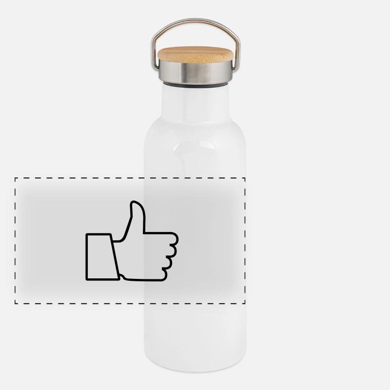 thumb_up_f1 Gourde isotherme avec bouchon en bambou