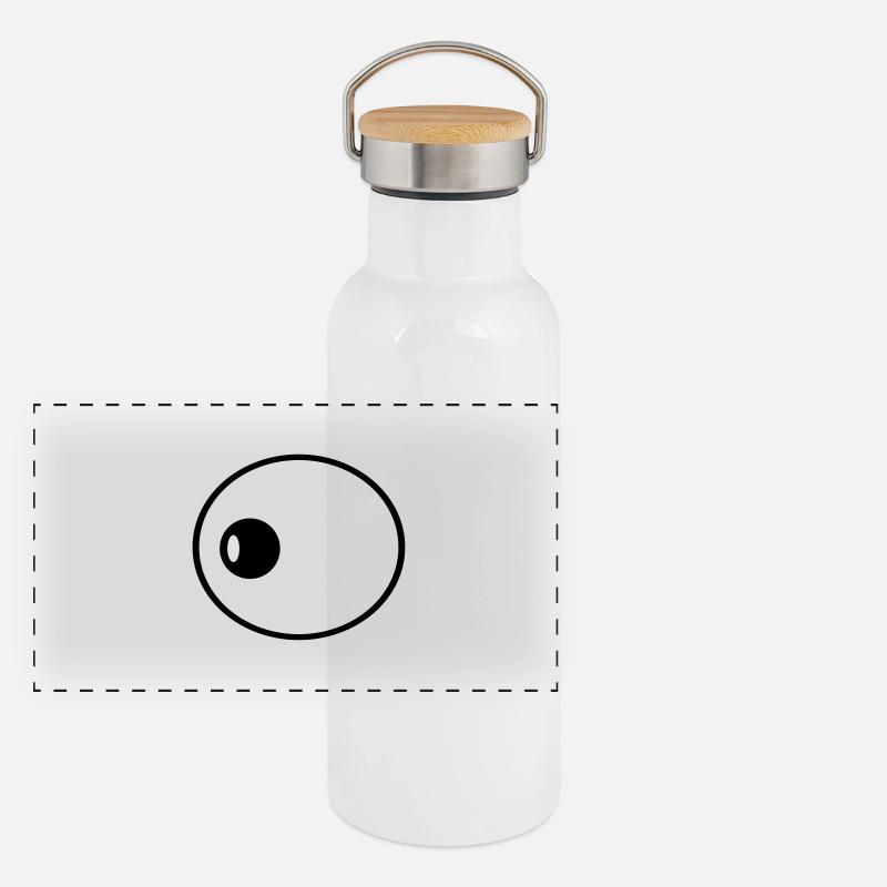Auge Panorama Thermosflasche mit Bambusdeckel
