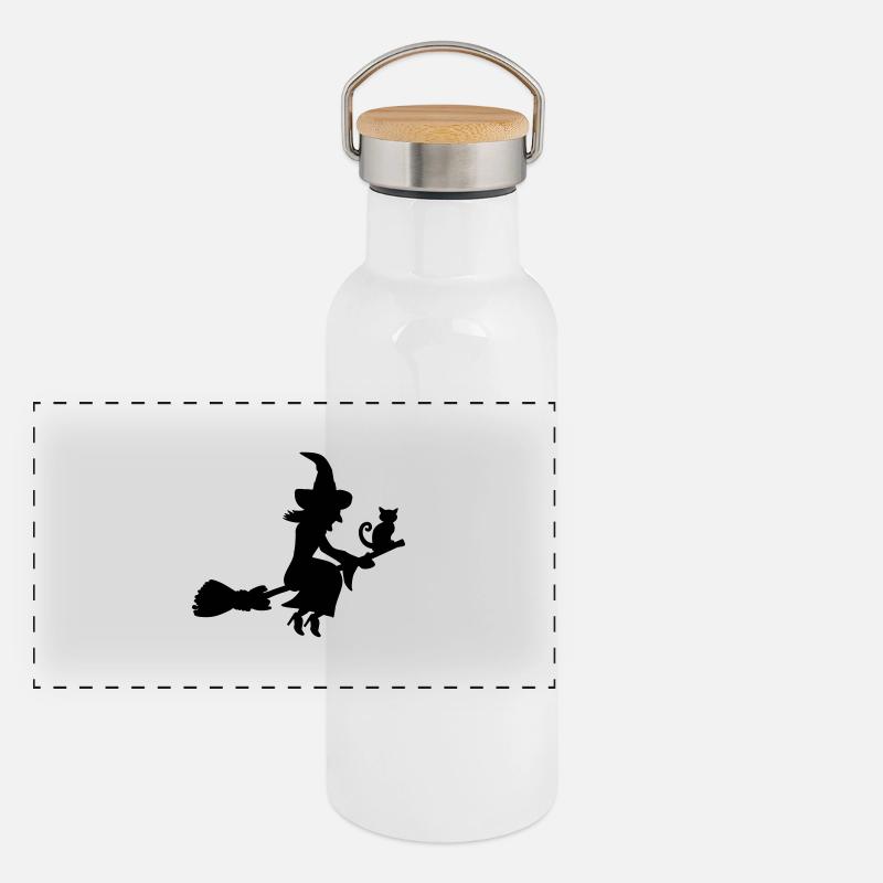 Witch Panoramic Thermal Bottle with Bamboo Lid