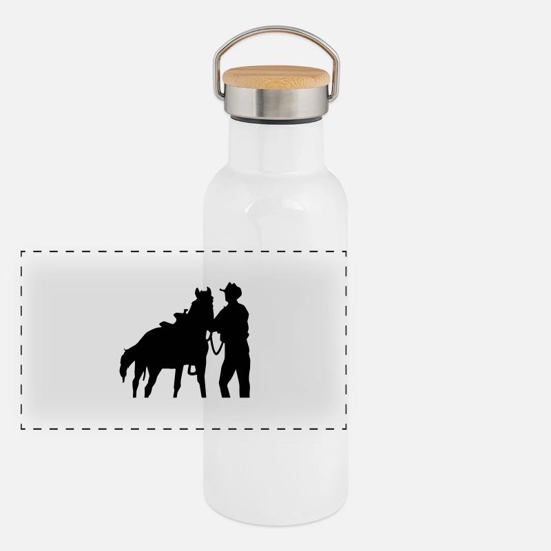 Cowboy Termosflaska med bambulock