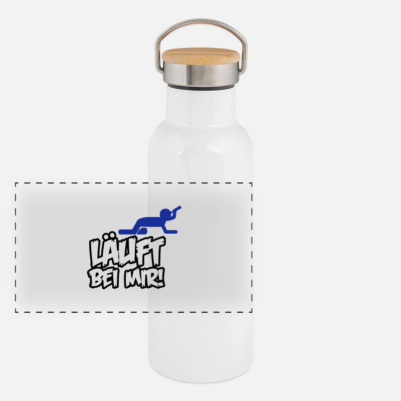 laeuft_bei_mir_02 Panorama Thermosflasche mit Bambusdeckel