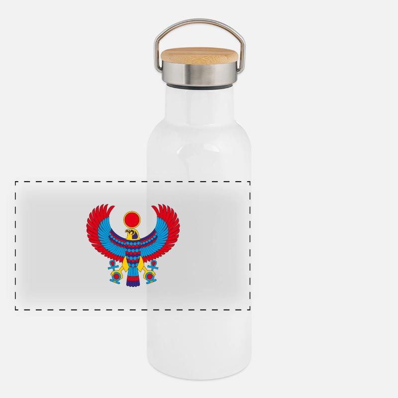 Horus Panorama Thermosflasche mit Bambusdeckel