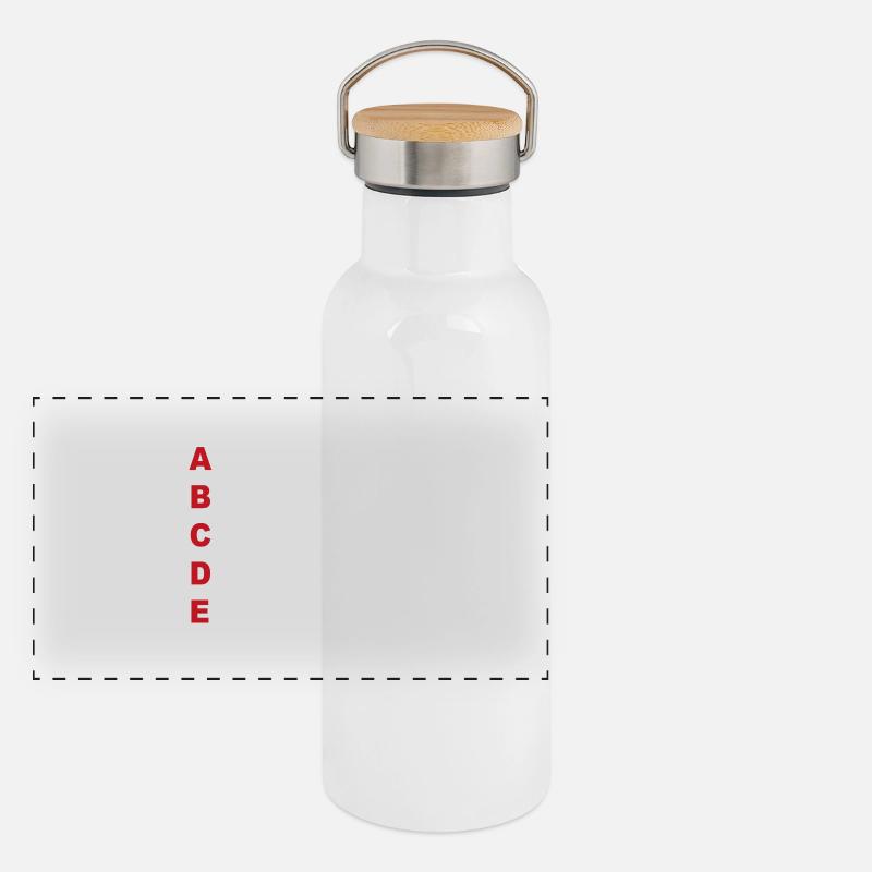 ABCDE Rule Panoramic Thermal Bottle with Bamboo Lid