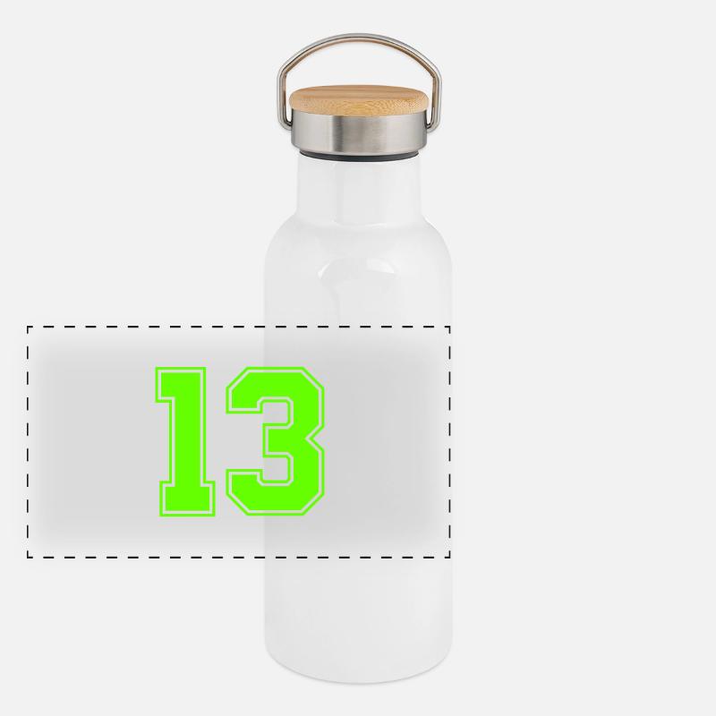 13 Gourde isotherme avec bouchon en bambou