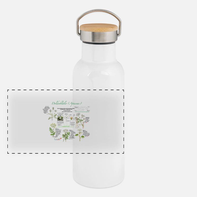 Umbellifer Panoramic Thermal Bottle with Bamboo Lid