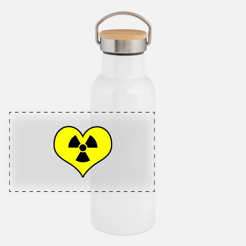 Love Radiation Panoramic Thermal Bottle with Bamboo Lid