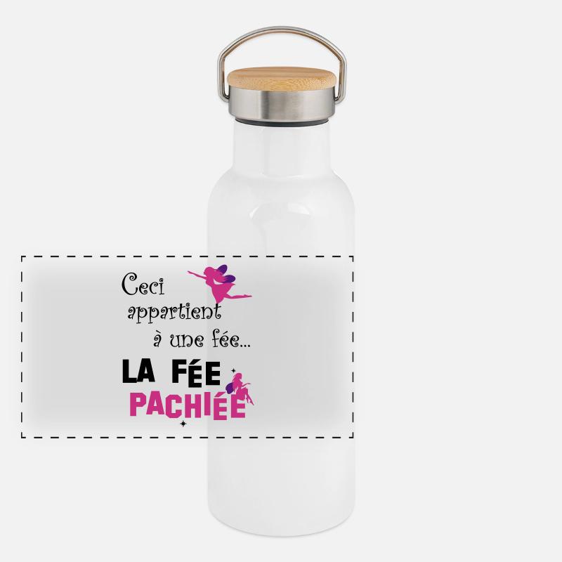 Fée paschiée Gourde isotherme avec bouchon en bambou