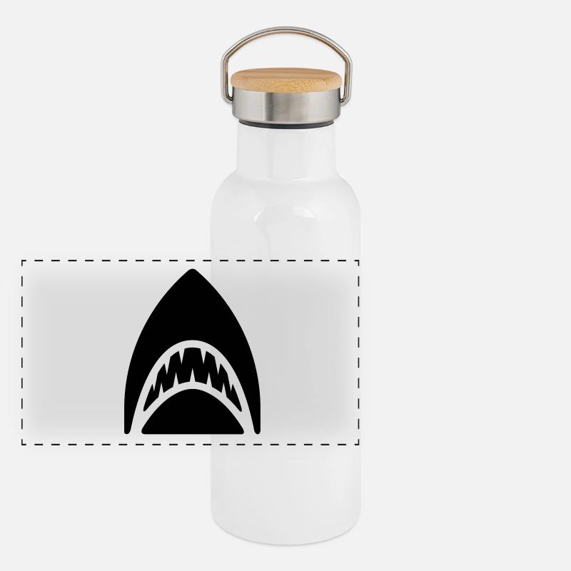 Hai Panorama Thermosflasche mit Bambusdeckel