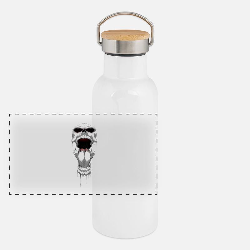 cranio Panorama Thermosflasche mit Bambusdeckel