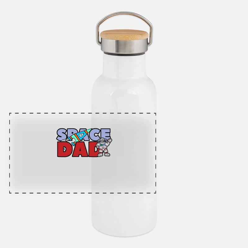 ESPACE DAD Gourde isotherme avec bouchon en bambou