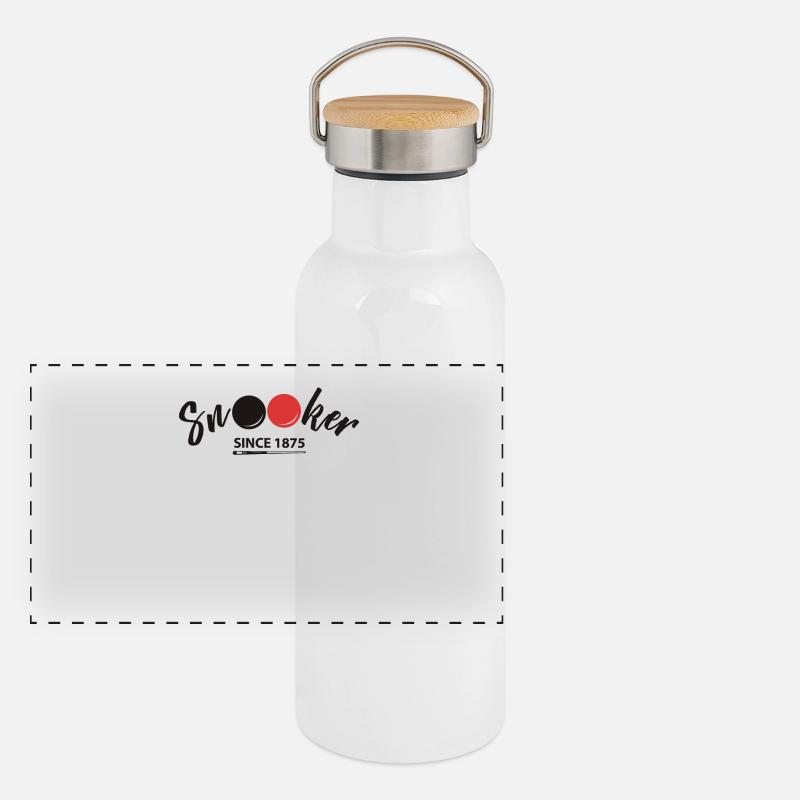 Snooker Since 1875 Panoramic Thermal Bottle with Bamboo Lid