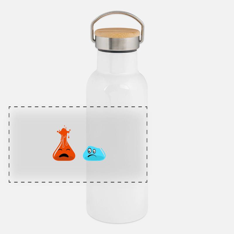 Je pense que vous surexploitez la chimie physique Nerd Geek Gourde isotherme avec bouchon en bambou