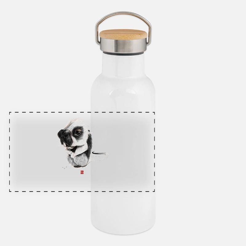 Rodent Sketchy Panoramic Thermal Bottle with Bamboo Lid