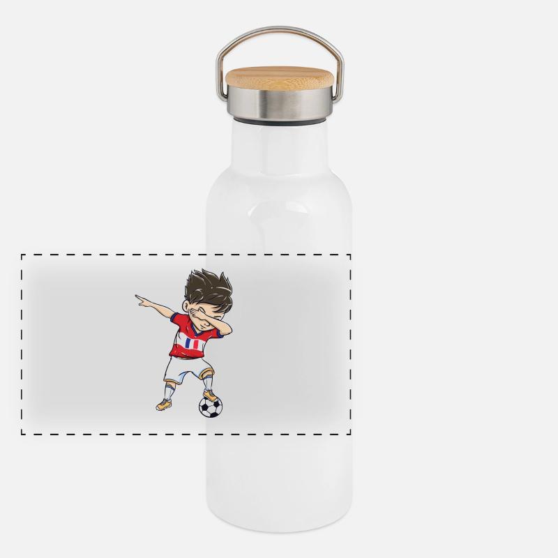  France Gift Dab Gourde isotherme avec bouchon en bambou