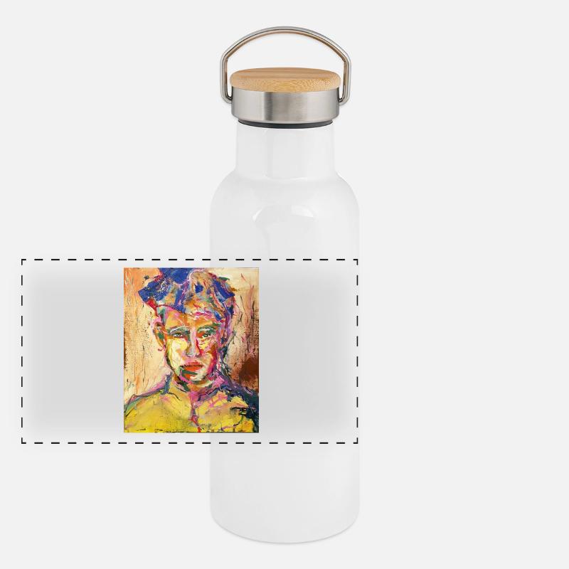 jeunesse Gourde isotherme avec bouchon en bambou