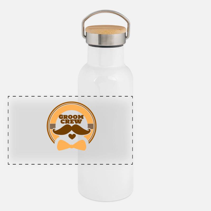Hen party crew Panoramic Thermal Bottle with Bamboo Lid