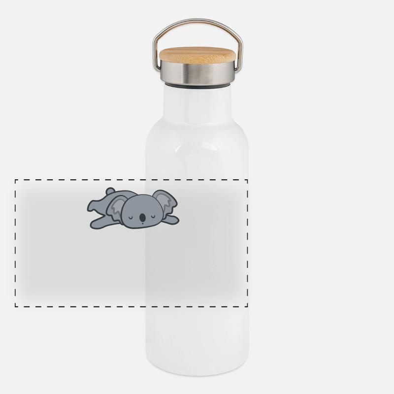 Koala - Koalas - T-shirt Koala - Chill out Gourde isotherme avec bouchon en bambou
