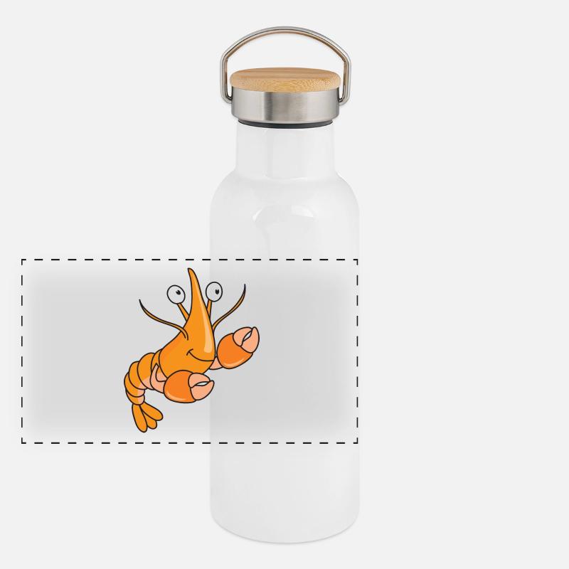 homard Gourde isotherme avec bouchon en bambou