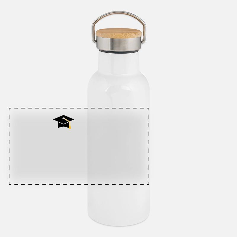 mortier Gourde isotherme avec bouchon en bambou