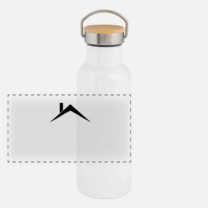 Dach Panorama Thermosflasche mit Bambusdeckel