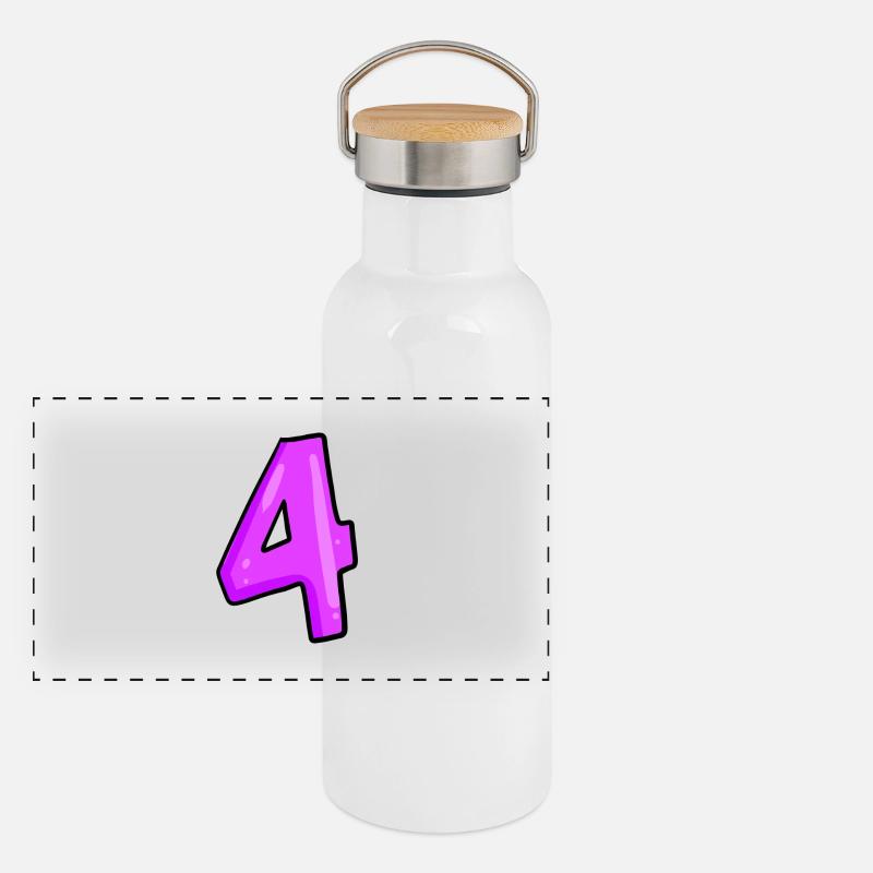 4 Panoramic Thermal Bottle with Bamboo Lid