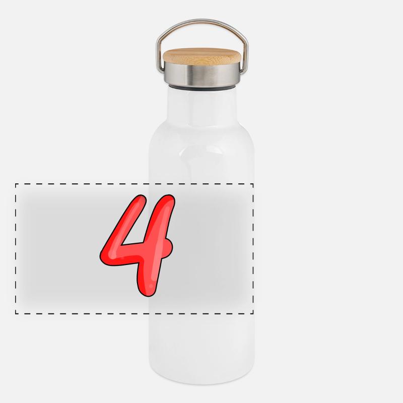 4 Panoramic Thermal Bottle with Bamboo Lid