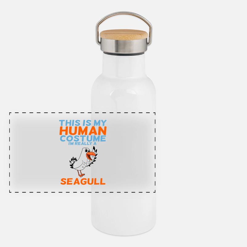 gull Panoramic Thermal Bottle with Bamboo Lid