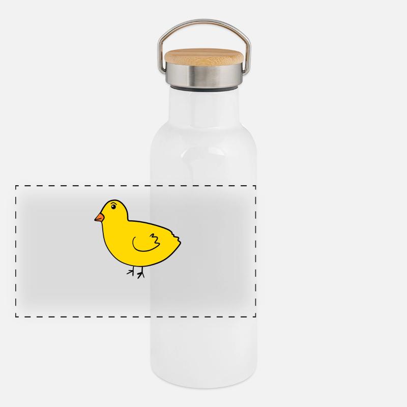 Chick Panoramic Thermal Bottle with Bamboo Lid