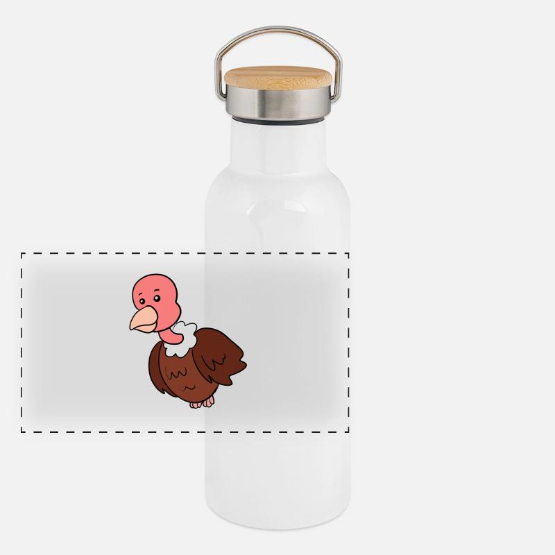 Vulture Panoramic Thermal Bottle with Bamboo Lid