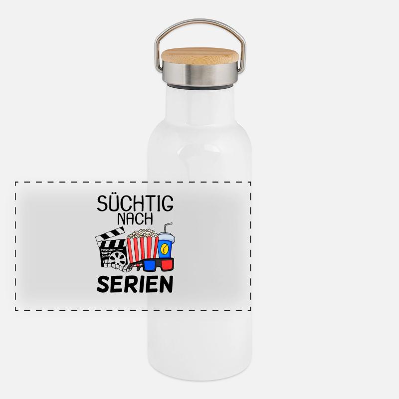 Serie Panorama Thermosflasche mit Bambusdeckel