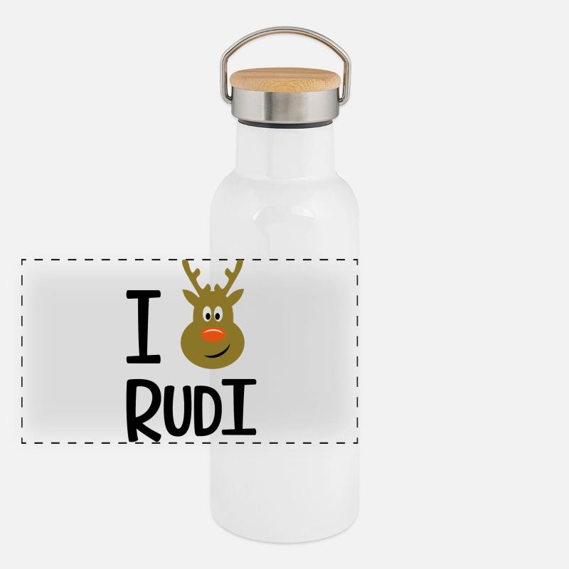 Rudolph Gourde isotherme avec bouchon en bambou