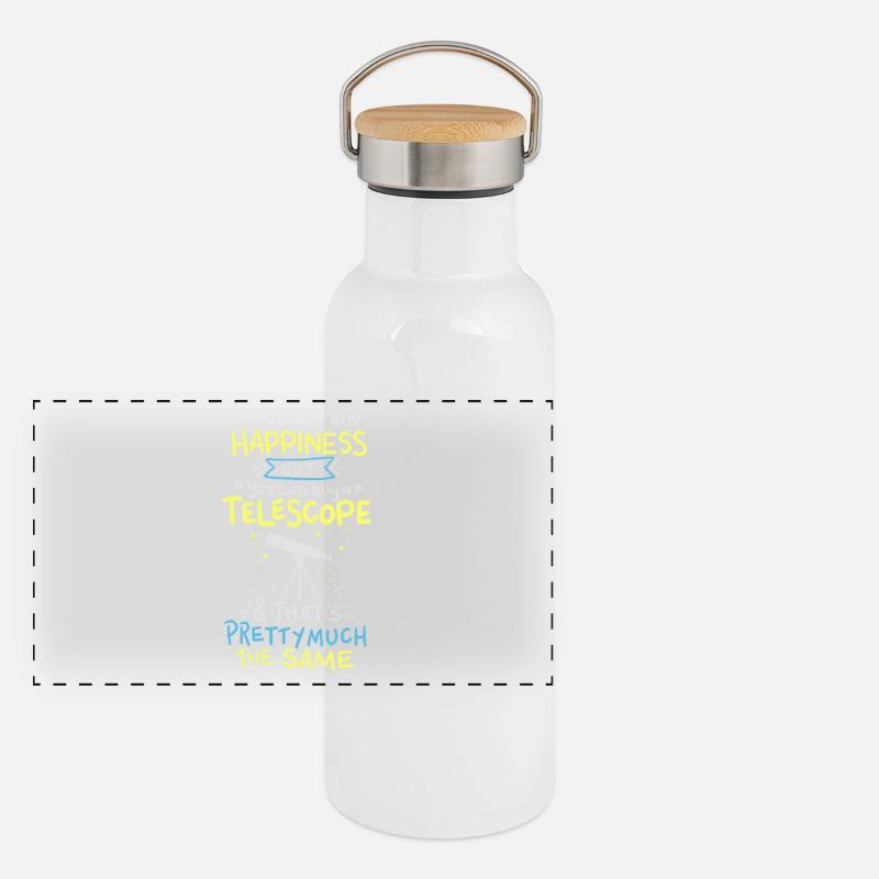 astronomy Panoramic Thermal Bottle with Bamboo Lid