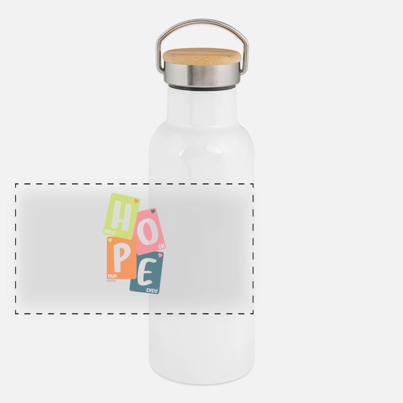 Hope Panoramic Thermal Bottle with Bamboo Lid