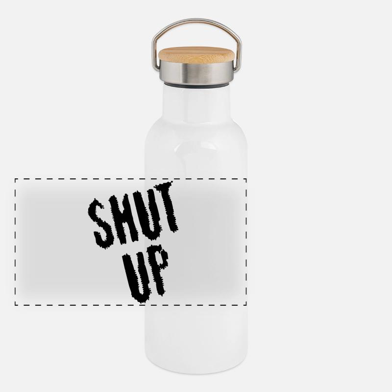Be quiet! (black) Panoramic Thermal Bottle with Bamboo Lid