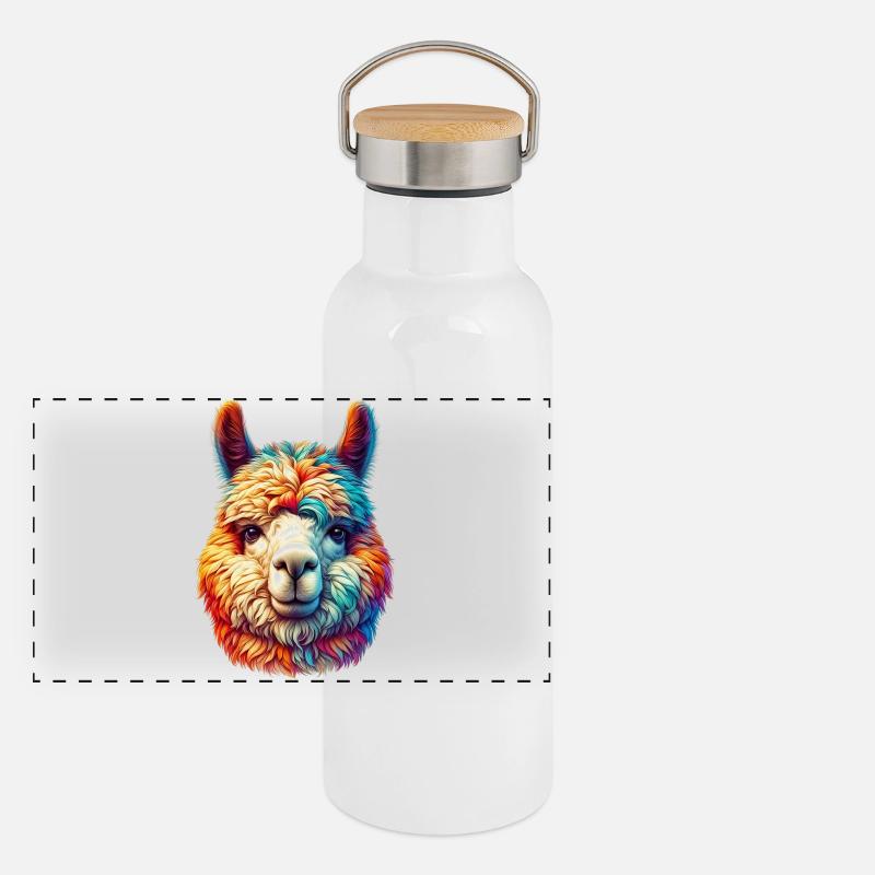 Alpaca Panoramic Thermal Bottle with Bamboo Lid