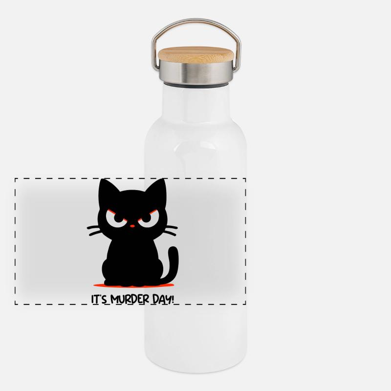 Tag des Mordes Panorama Thermosflasche mit Bambusdeckel