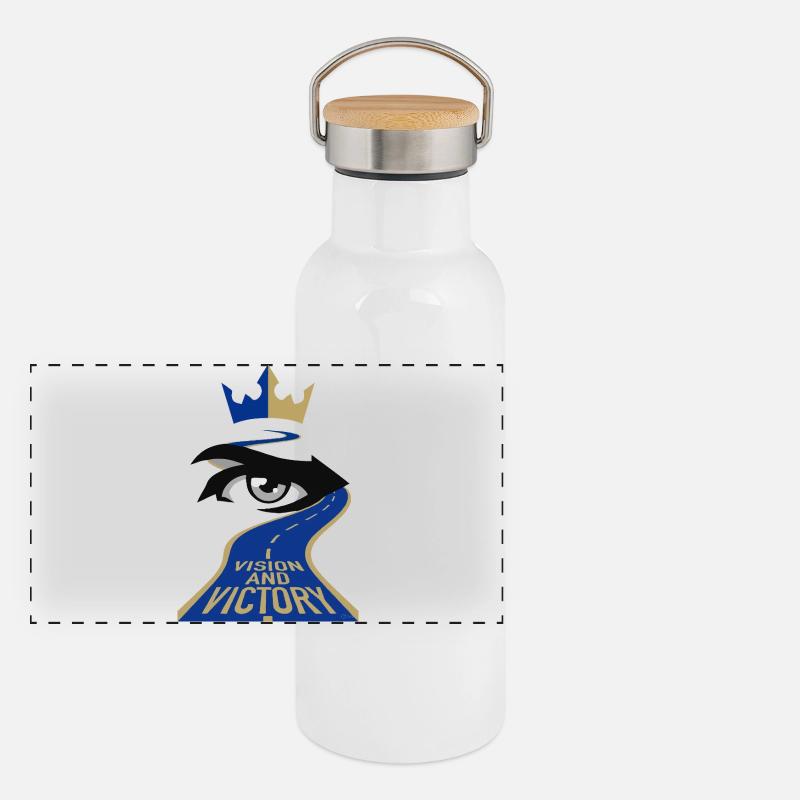 Vision and Victory Panoramic Thermal Bottle with Bamboo Lid