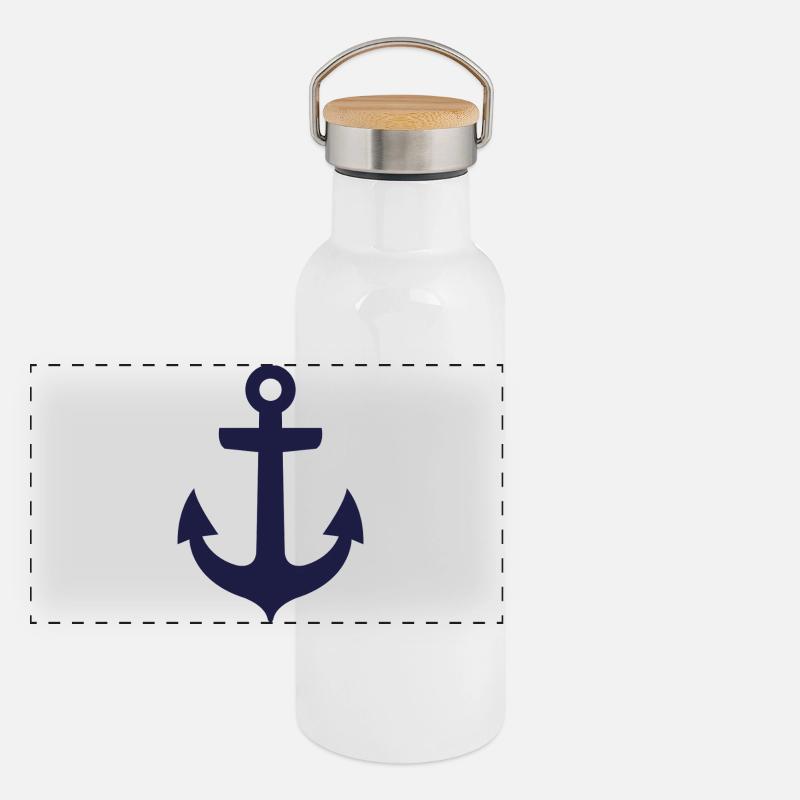 Anchor Panoramic Thermal Bottle with Bamboo Lid
