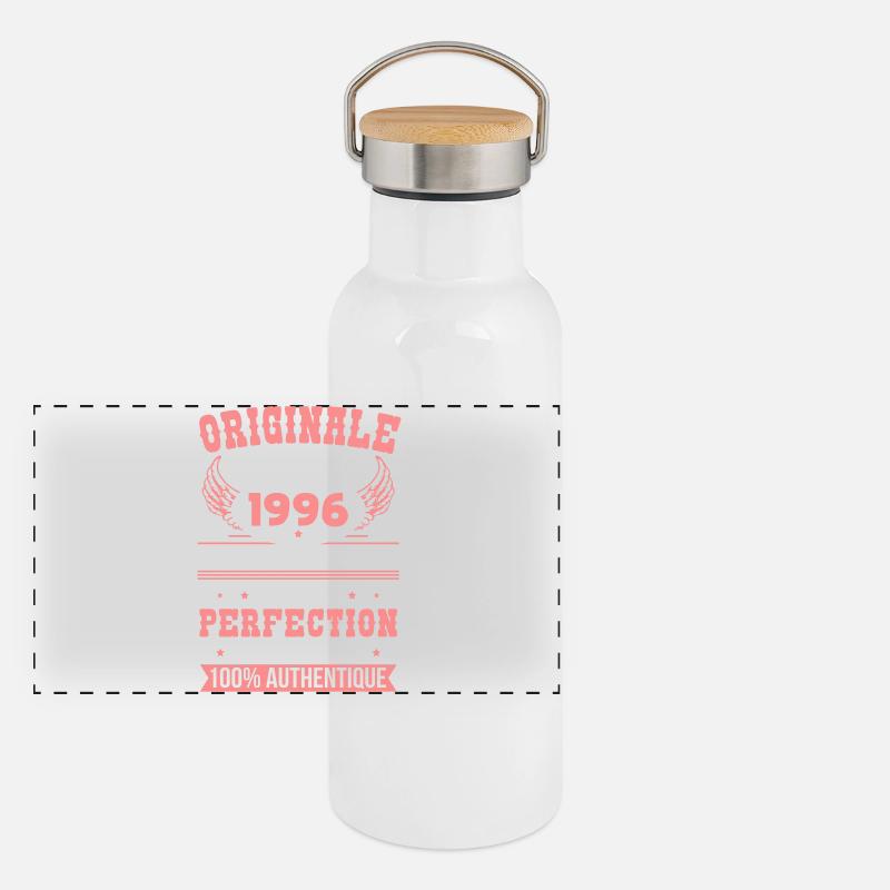 1996 – Unique example – Premium quality Panoramic Thermal Bottle with Bamboo Lid