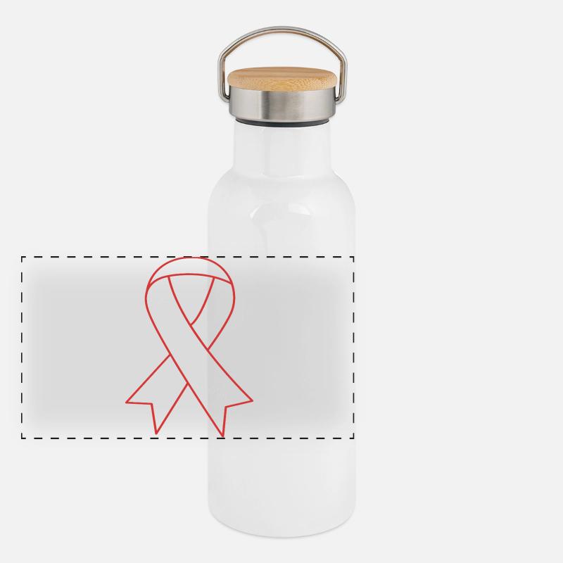 Aneurysm Brain Panoramic Thermal Bottle with Bamboo Lid