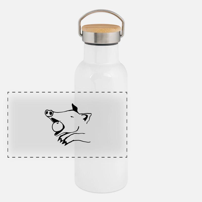 Lechon Panoramic Thermal Bottle with Bamboo Lid