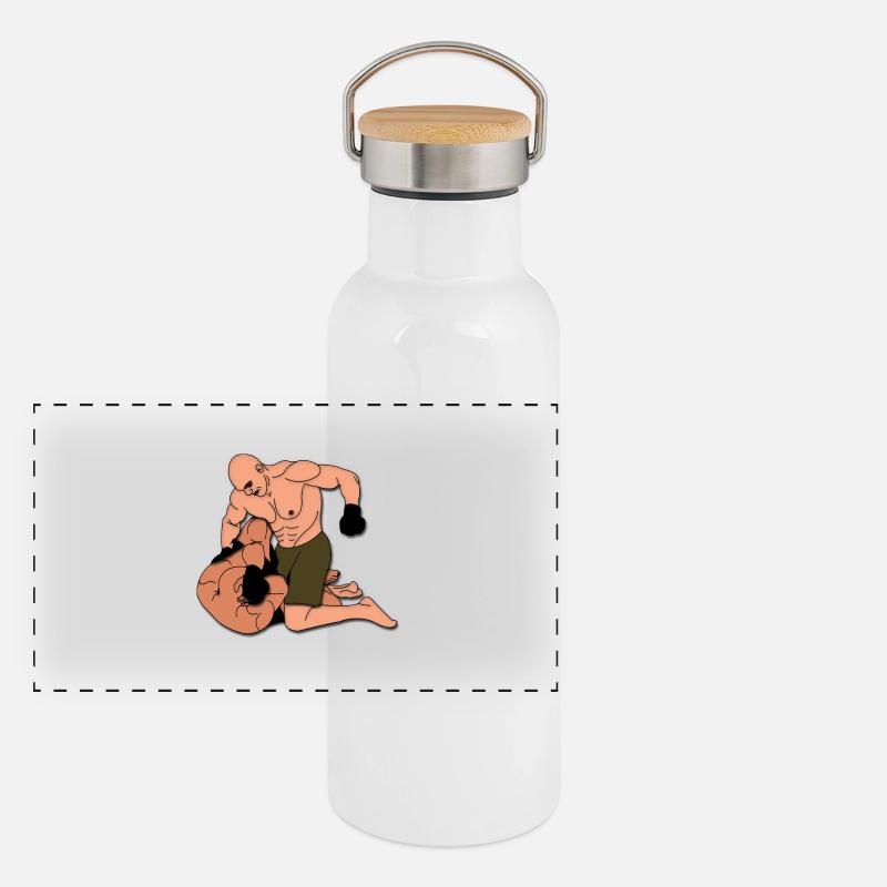 g&p Panoramic Thermal Bottle with Bamboo Lid