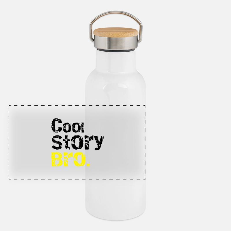 Cool story Bro Panoramic Thermal Bottle with Bamboo Lid