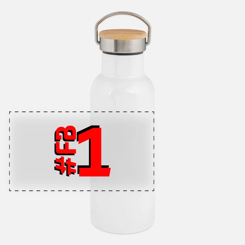 FB1-KARTON Panorama Thermosflasche mit Bambusdeckel