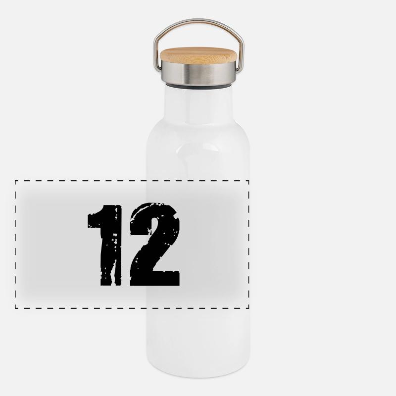 12 Panoramic Thermal Bottle with Bamboo Lid