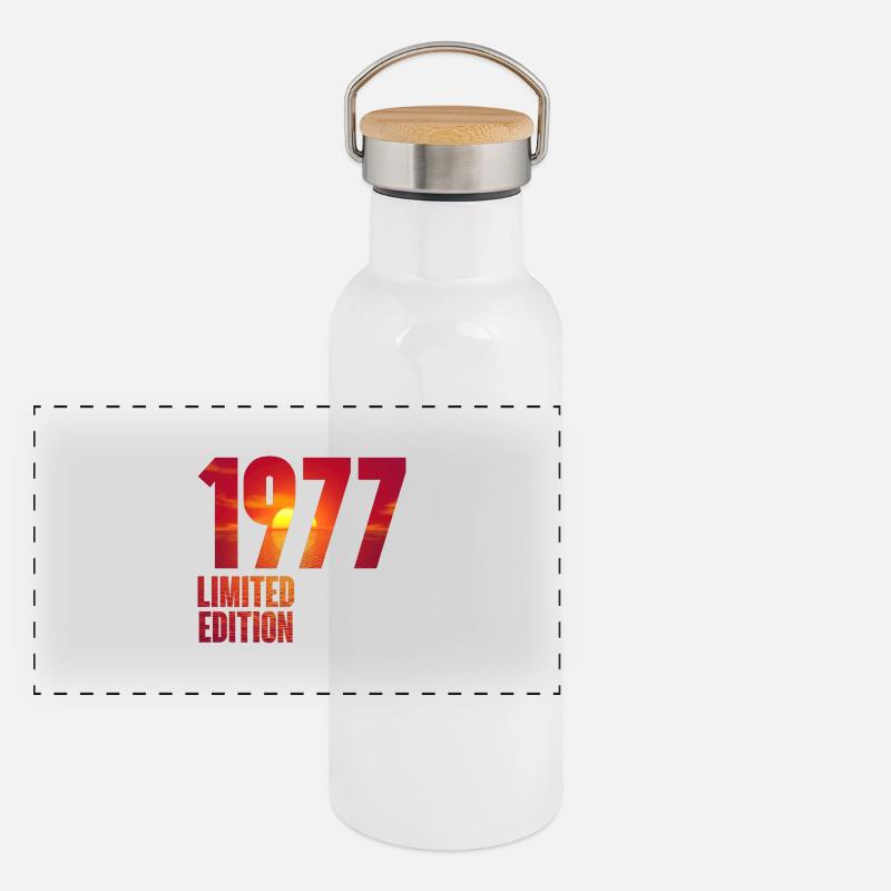1977 Panoramic Thermal Bottle with Bamboo Lid