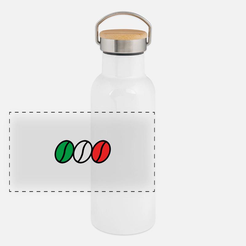 BARISTA. CAFFÈ ITALIANO Gourde isotherme avec bouchon en bambou